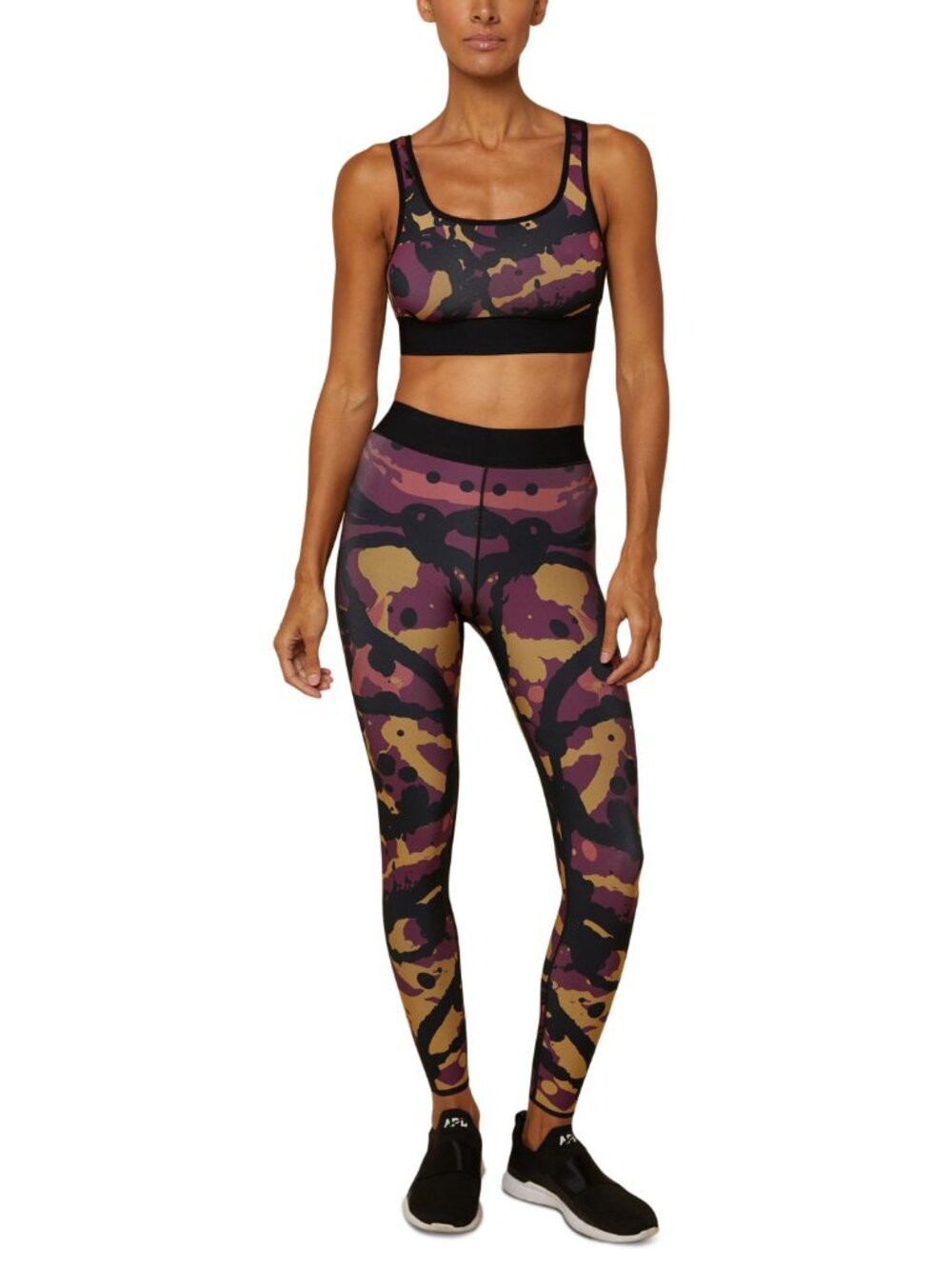 cor designed by Ultracor Womens Activewear Printed Medium-Impact Sports Bra